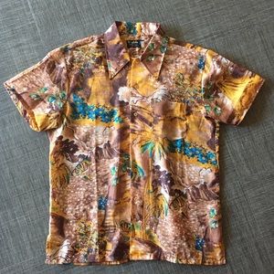 Hawaiian Shirt with Fish Design XL